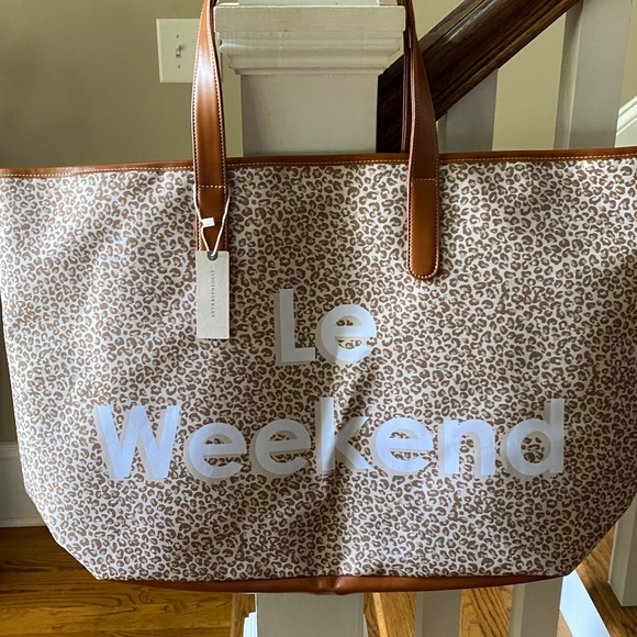 Anthropologie Le Weekend Vacation Tote Bag - Picture 3 of 5